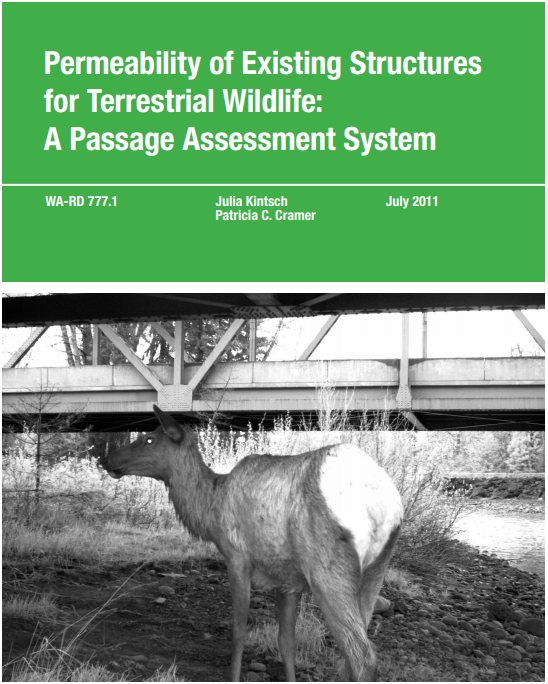 Thumbnail for Permeability of existing structures for terrestrial wildlife: a passage assessment system