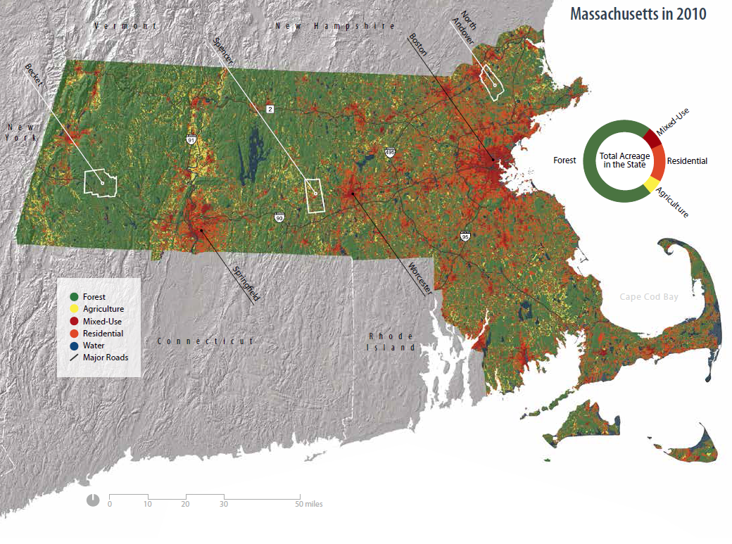 Thumbnail for Changes to the land: four scenarios for the future of the Massachusetts landscape