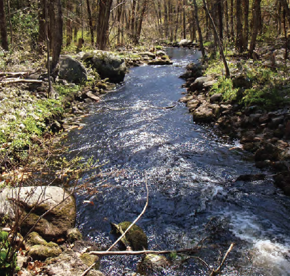 Thumbnail for Indicators of streamflow alteration, habitat fragmentation, impervious cover, and water quality for Massachusetts stream basins