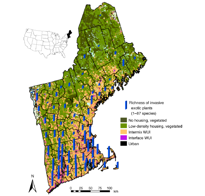 Thumbnail for Housing is positively associated with invasive exotic plant species richness in New England, USA