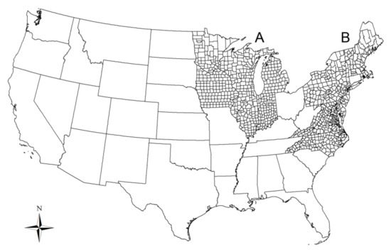 Thumbnail for Comparing the Climatic and Landscape Risk Factors for Lyme Disease Cases in the Upper Midwest and Northeast United States