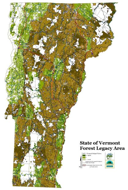 Thumbnail for Vermont Forest Legacy Program Assessment of Need (AON), February 2010