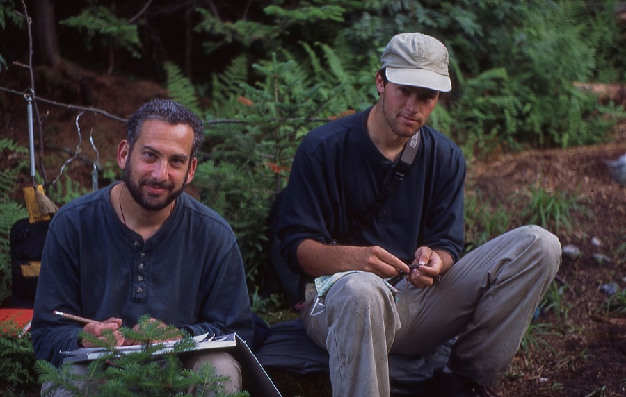 Field workers on Mt. Mansfield
