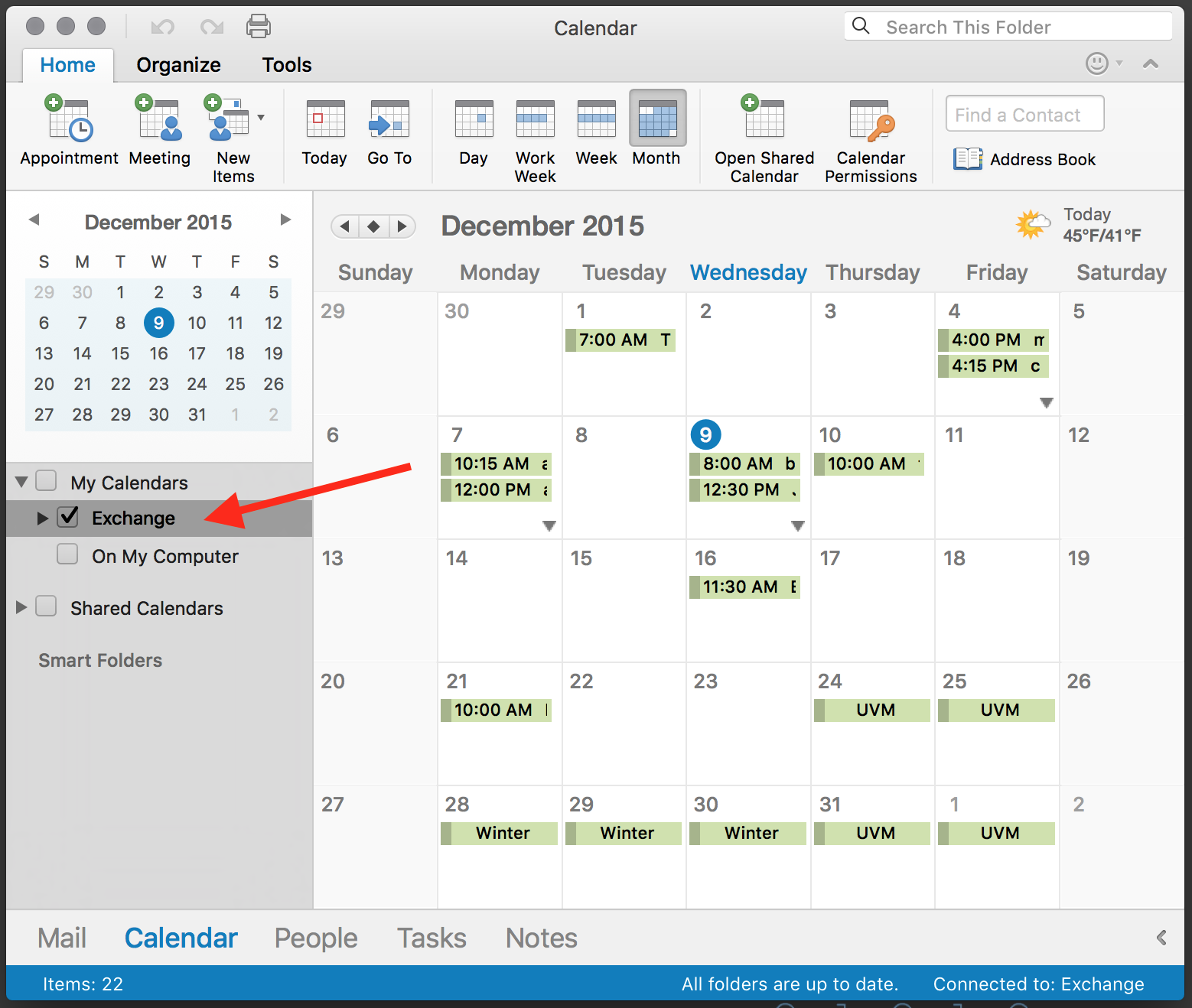 Configure Default Calendar Sharing Preferences UVM Knowledge Base