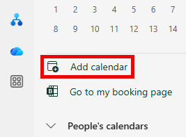 Add Calendar button