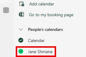 People's Calendars group