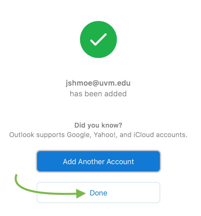 Add a UVM email account to your device UVM Knowledge Base