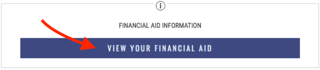 View your Financial Aid button highlighted