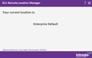 911 Remote Location Manager Enterprise Default.