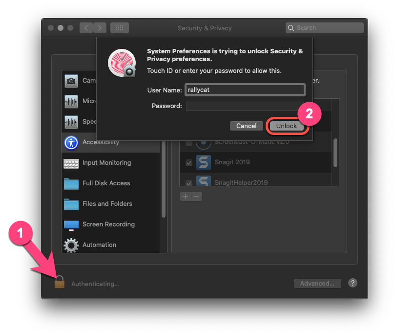 screencast login screencast login