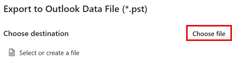 Choose File button