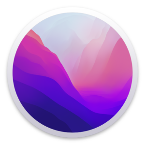 The logo of MacOS Monterey