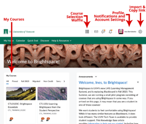 Brightspace – UVM Landing Page – UVM Knowledge Base