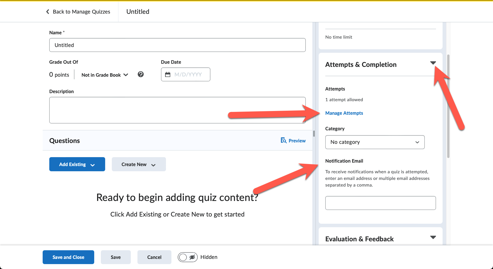 How to post a quiz with time restriction in D2L – OIT Knowledge Base