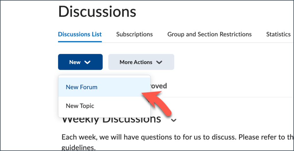 Brightspace – Discussions – UVM Knowledge Base