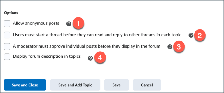 Brightspace – Discussions – UVM Knowledge Base