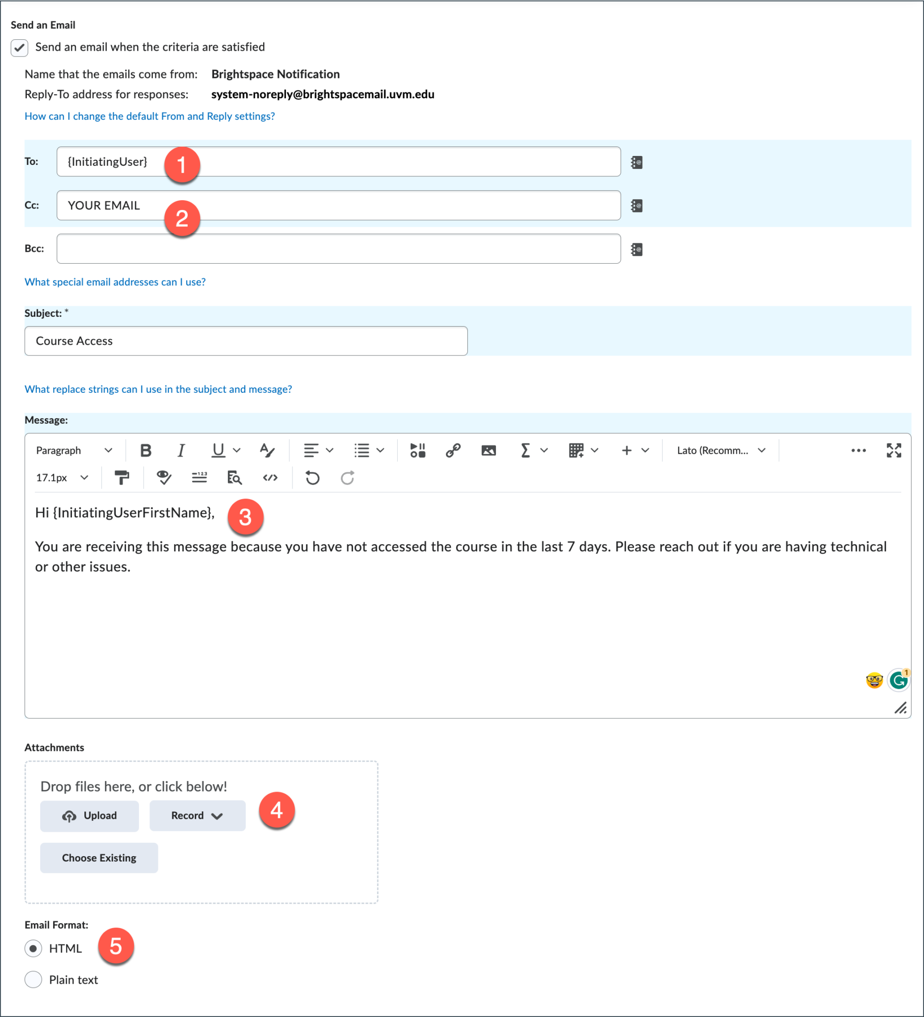 Brightspace – Intelligent Agents – UVM Knowledge Base