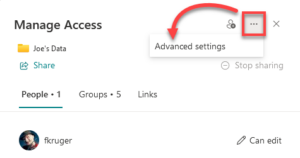 SharePoint Online – Permissions Management – UVM Knowledge Base