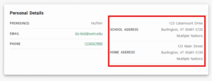 Personal details