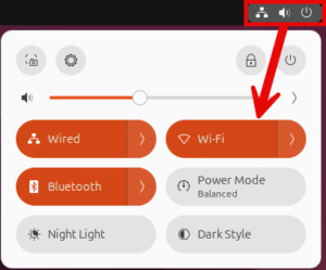 ubuntu wifi settings selection