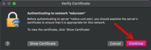 macOS wifi certificate