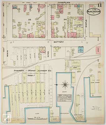 fire map detail, 1885