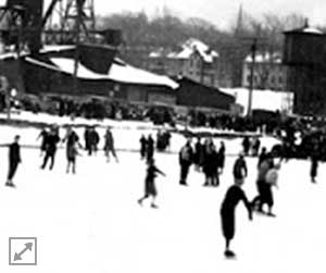 Skating Near Burlington Waterfront (1910-1930)