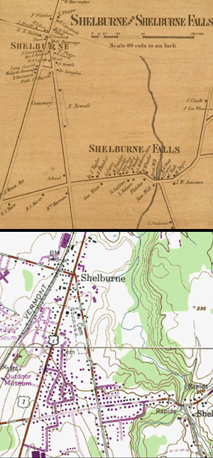 village maps of Shelburne