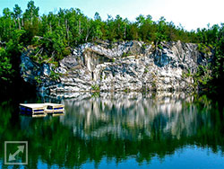 limestone quarry, New Haven, VT