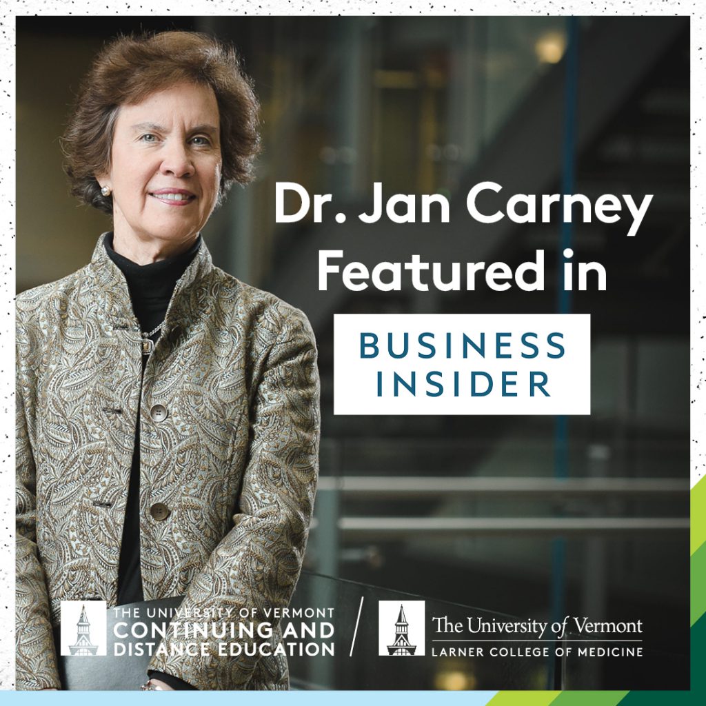 Dr. Jan Carney Featured in Business Insider