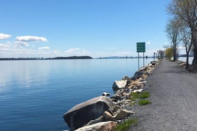 Colchester Causeway on Lake Champlain