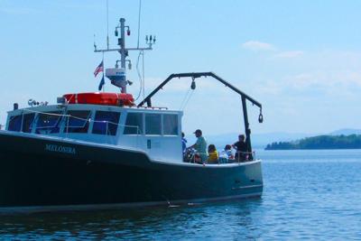 Research vessel Melosira on Lake Champlain