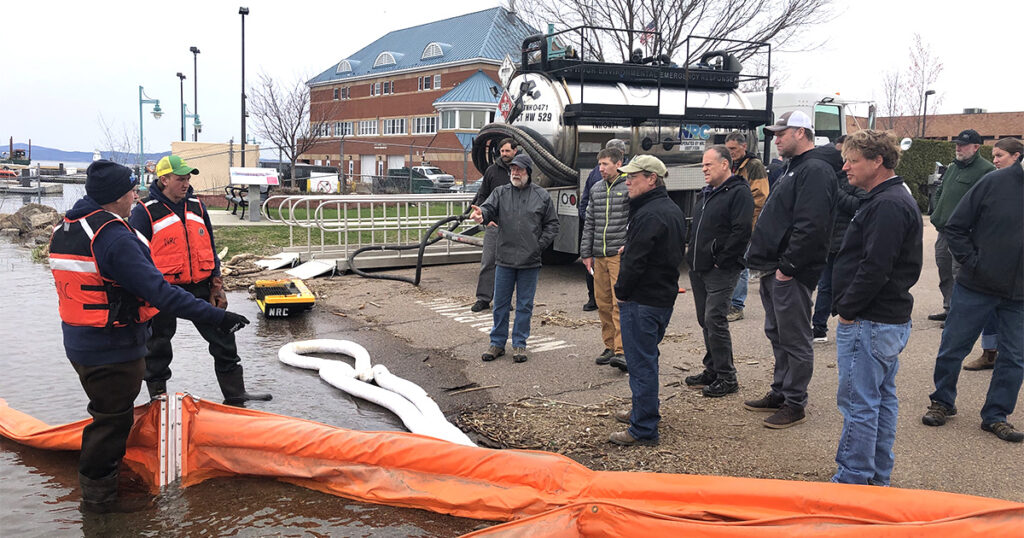 Lake Champlain Sea Grant Hosts Oil Spill Workshop