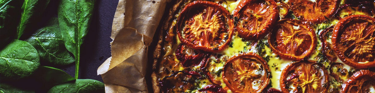 pizza and basil
