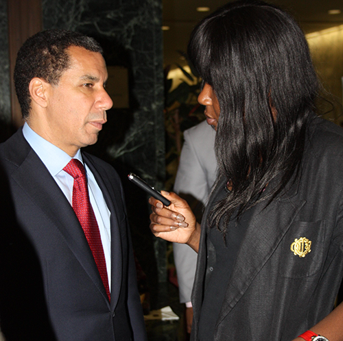 Intern Lenina Mortimer gets an exclusive interview with Gov. David Paterson 