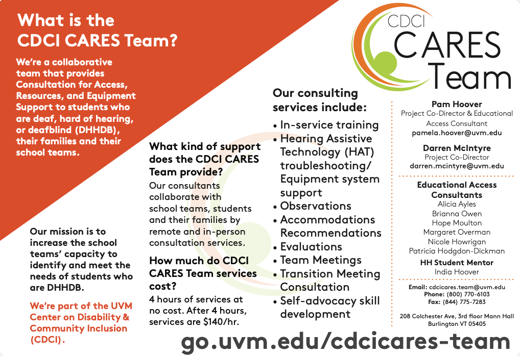 Thumbnail for the CDCI CARES Team fact sheet