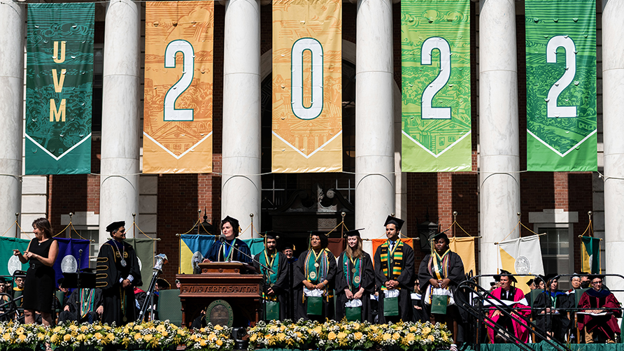 Past Commencement 2022 Commencement The University of Vermont