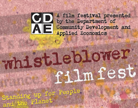 CDAE whistleblower film fest poster