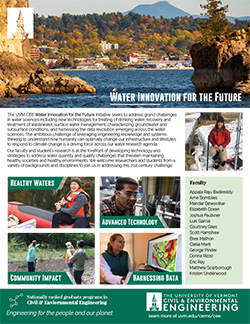 Image of first page of Water for the Future flyer