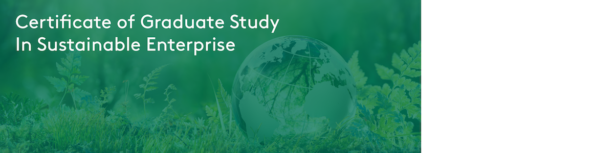 uvm, grossman school of business, certificate of graduate study in sustainable enterprise