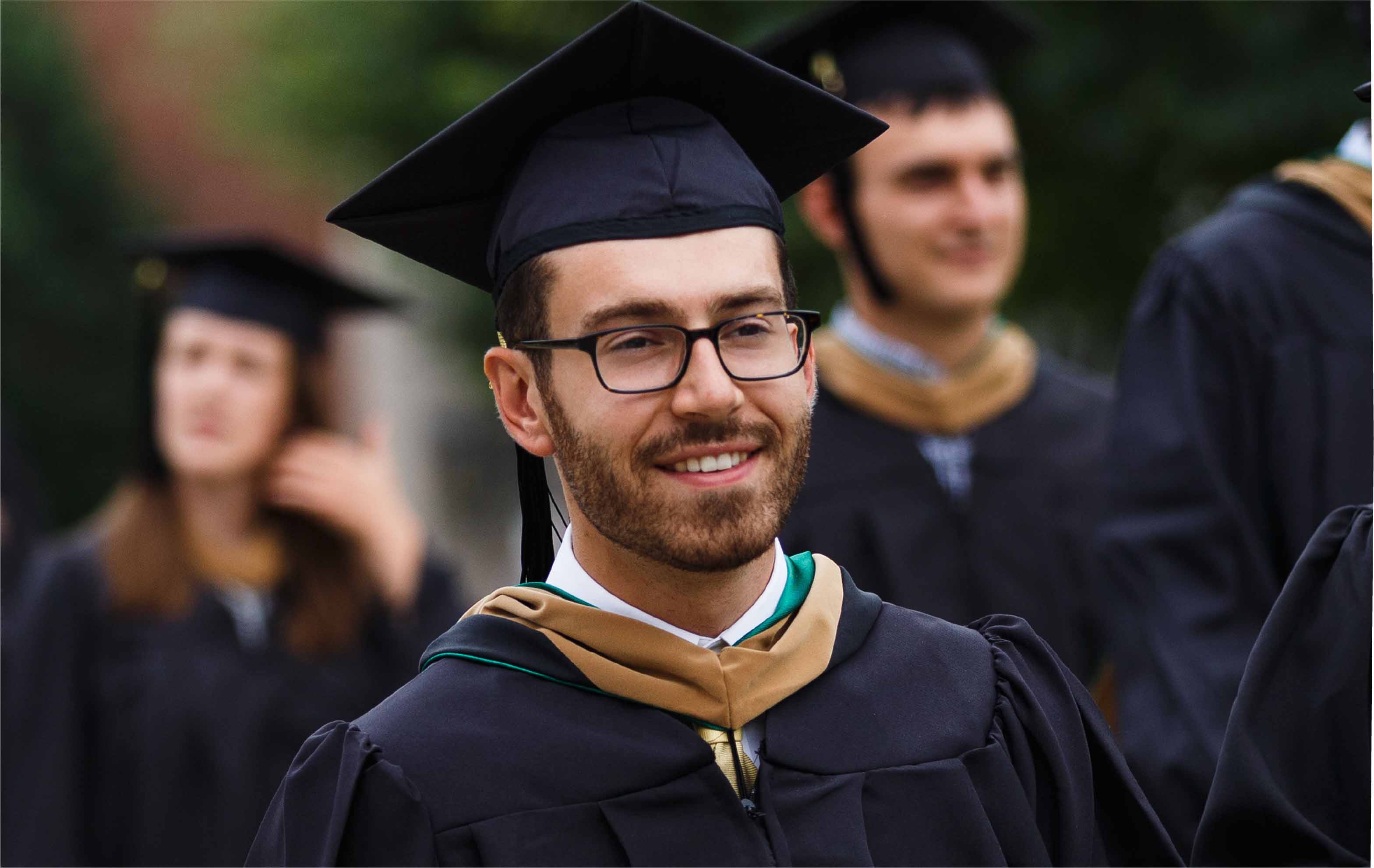 SI-MBA student at graduation
