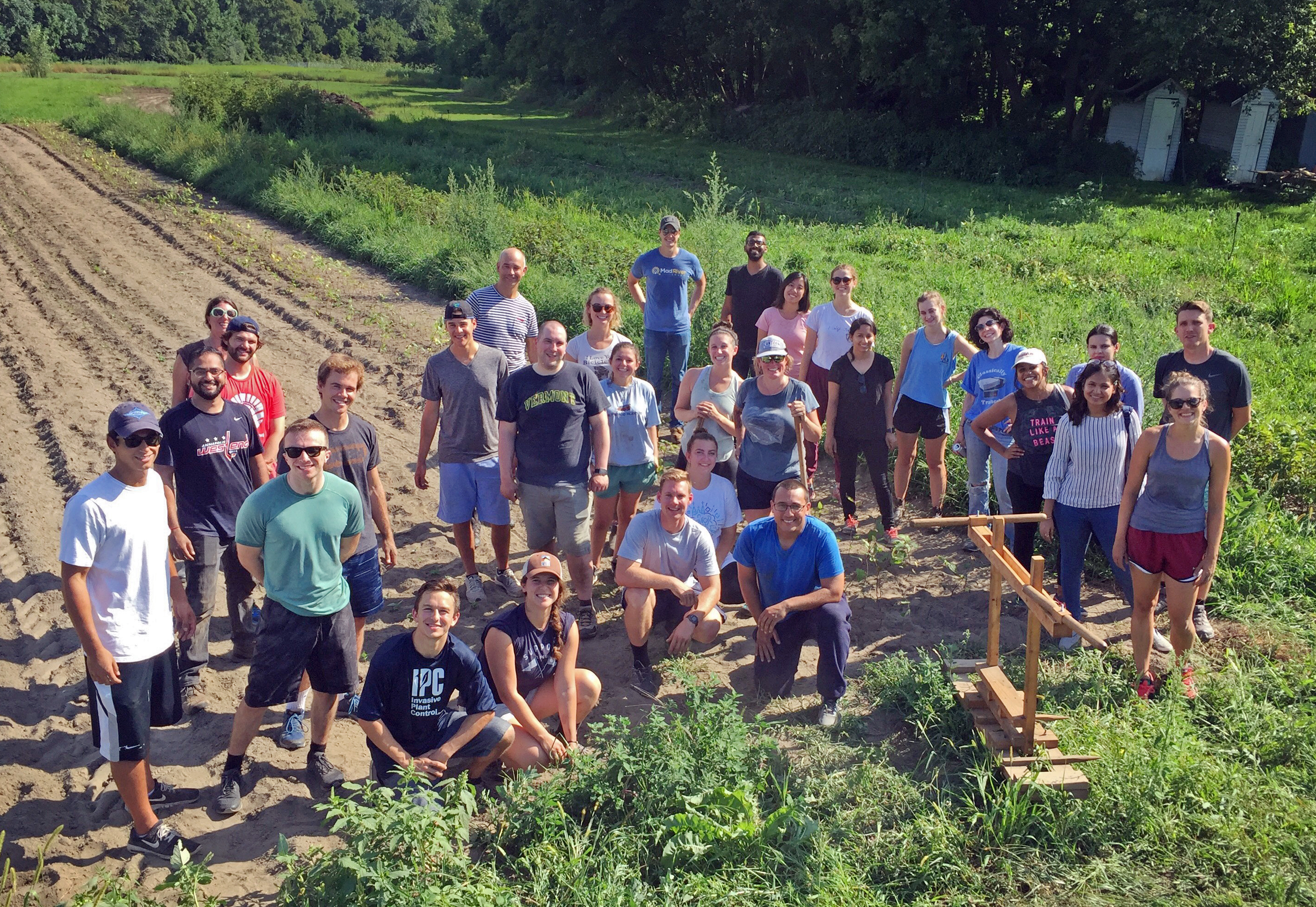 SI-MBA outdoor field trip to the Intervale Center in Burlington, Vermont