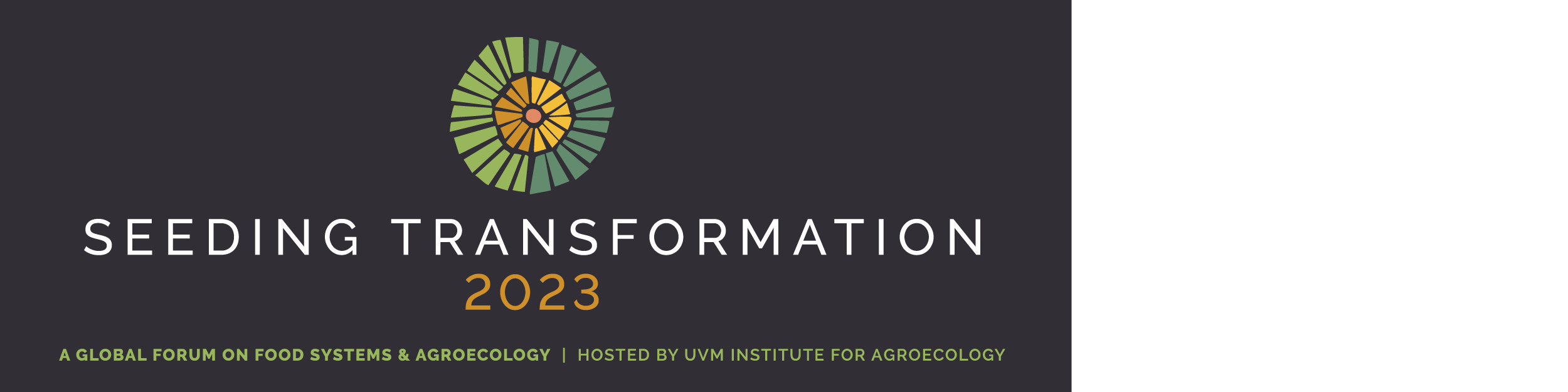 Banner for the Seeding Transformations conference