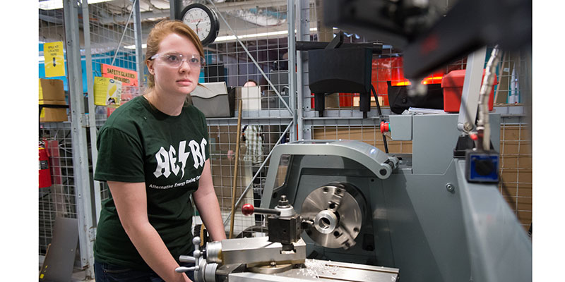 AERO student at work