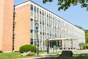External view of Mercy Hall