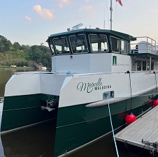 The Marcelle Melosira docked