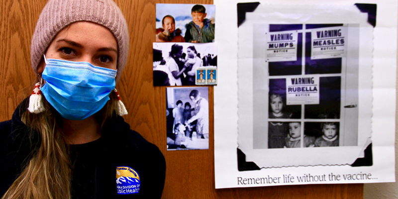 Alaska-based public health nurse Claire Geldhof '11