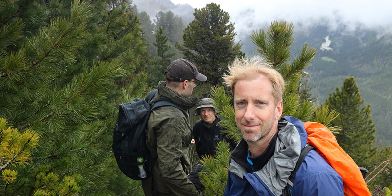 Keeton in the field in Slovakia