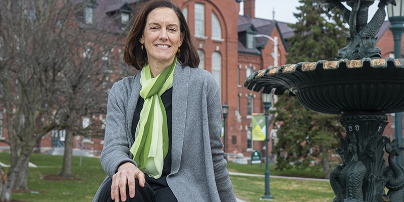 Alice Fothergill on the UVM Green