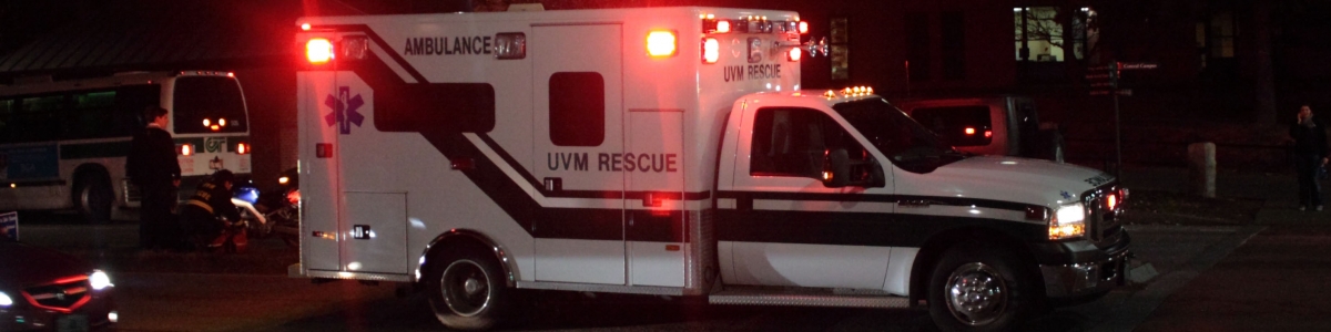 UVM Rescue Responds to Vehicle Collision